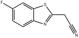 2-Benzothiazoleacetonitrile,6-fluoro-(9CI) Struktur