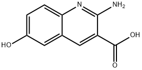 3-Quinolinecarboxylicacid,2-amino-6-hydroxy-(9CI) Struktur