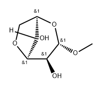 1-O-Methyl-3,6-anhydro-α-D-mannopyranose Struktur