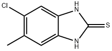 2H-Benzimidazole-2-thione,5-chloro-1,3-dihydro-6-methyl-(9CI) Struktur