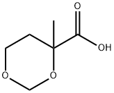 1,3-Dioxane-4-carboxylicacid,4-methyl-(9CI) Struktur