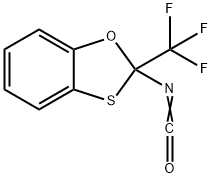 1,3-Benzoxathiole,2-isocyanato-2-(trifluoromethyl)-(9CI) Struktur