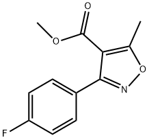 4-Isoxazolecarboxylic acid, 3-(4-fluorophenyl)-5-Methyl-, Methyl