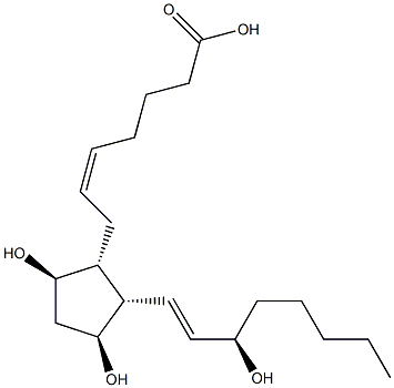 ent-8-iso Prostaglandin F2α Struktur