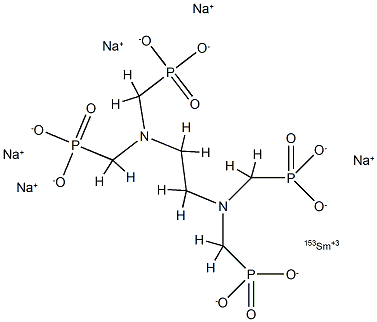 Samarium sm 153 lexidronam pentasodium Struktur