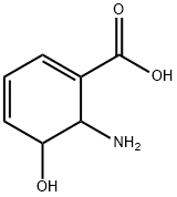 1,3-Cyclohexadiene-1-carboxylicacid,6-amino-5-hydroxy-(9CI) Struktur