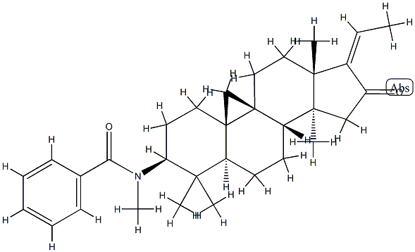 Buxanine M Struktur