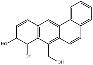 7-hydroxymethylbenz(a)anthracene-8,9-dihydrodiol Struktur