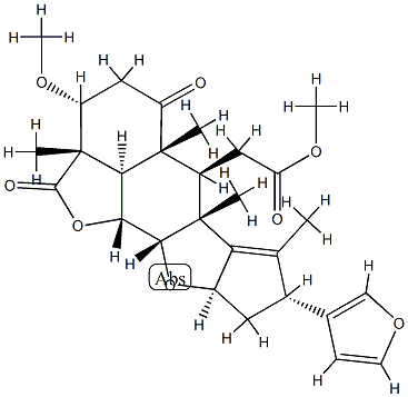 2,3-Dihydro-3alpha-methoxynimbolide Struktur