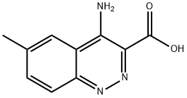 3-Cinnolinecarboxylicacid,4-amino-6-methyl-(9CI) Struktur