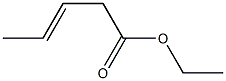 3-Pentenoic acid ethyl ester Struktur