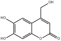 2H-1-Benzopyran-2-one,6,7-dihydroxy-4-(hydroxymethyl)-(9CI) Struktur