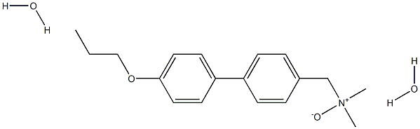 4'-propoxybiphenyl-4-methyl-N,N-dimethylamineoxide Struktur