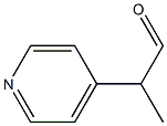 4-Pyridineacetaldehyde,alpha-methyl-(9CI) Struktur