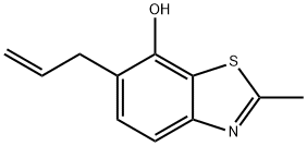 7-Benzothiazolol,2-methyl-6-(2-propenyl)-(9CI) Struktur