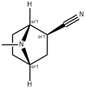 7-Azabicyclo[2.2.1]heptane-2-carbonitrile,7-methyl-,(1R,2S,4S)-rel-(9CI) Struktur