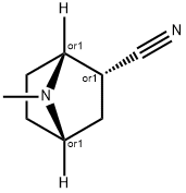 7-Azabicyclo[2.2.1]heptane-2-carbonitrile,7-methyl-,(1R,2R,4S)-rel-(9CI) Struktur