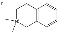 Isoquinolinium,1,2,3,4-tetrahydro-2,2-dimethyl-, iodide (1:1) Struktur