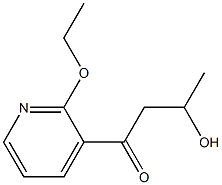 1-Butanone,1-(2-ethoxy-3-pyridinyl)-3-hydroxy-(9CI) Struktur