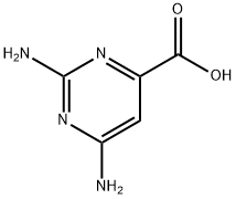 4-Pyrimidinecarboxylic acid, 2,6-diamino- (6CI,8CI,9CI) Struktur