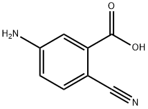 5-amino-2-cyanobenzoic acid Struktur