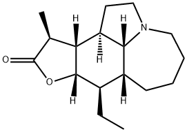 (7aR,8aβ,11aβ,11bα,11cβ)-8β-Ethyltetradecahydro-11β-methylfuro[2,3-h]pyrrolo[3,2,1-jk][1]benzazepin-10-one Struktur