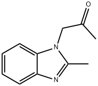 2-Propanone,1-(2-methyl-1H-benzimidazol-1-yl)-(9CI) Struktur