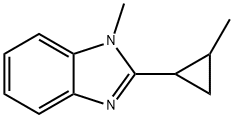 1H-Benzimidazole,1-methyl-2-(2-methylcyclopropyl)-(9CI) Struktur