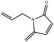 2H-Pyrrol-2-one,1,5-dihydro-5-methylene-1-(2-propenyl)-(9CI) Struktur