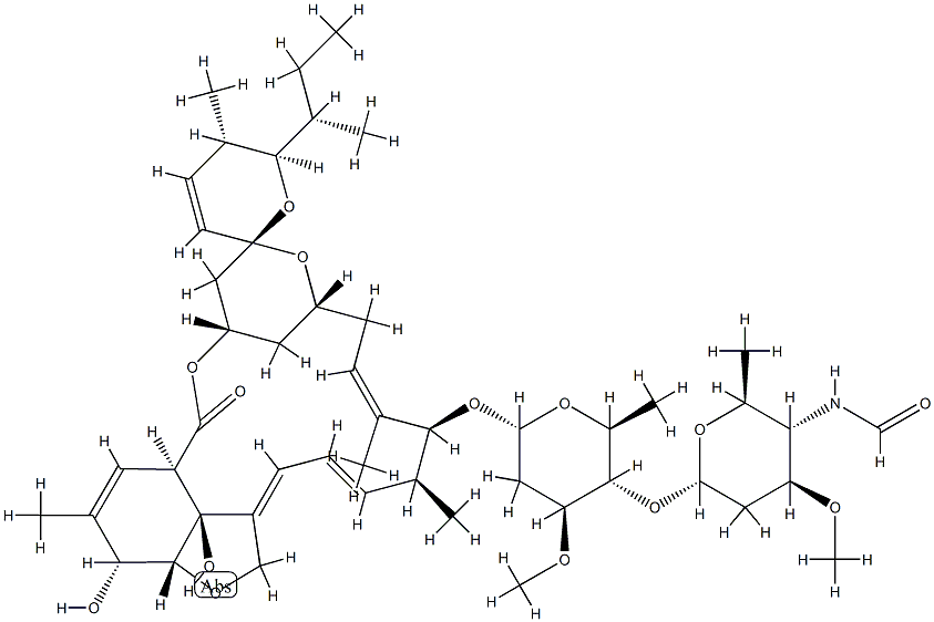 Emamectin metabolite (formyl amino type) Struktur