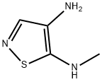 4,5-Isothiazolediamine,N5-methyl-(9CI) Struktur