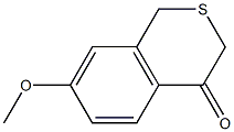 7-methoxyisothiochroman-4-one Struktur