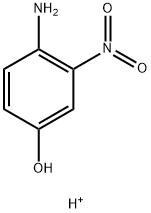 Phenol,  4-amino-3-nitro-,  conjugate  monoacid  (8CI) Struktur