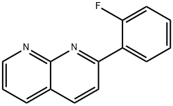 1,8-Naphthyridine,2-(2-fluorophenyl)-(9CI) Struktur