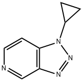 1-cyclopropyl-1H-[1,2,3]triazolo[4,5-c]pyridine Struktur