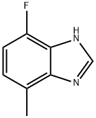 1H-Benzimidazole,4-fluoro-7-methyl-(9CI) Struktur