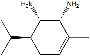 3-Cyclohexene-1,2-diamine,3-methyl-6-(1-methylethyl)-,[1S-(1alpha,2alpha,6bta)]-(9CI) Struktur