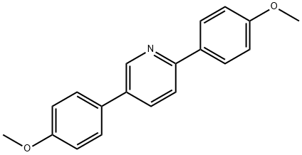 2,5-bis-(4-methoxyphenyl)-pyridine Struktur