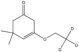 2-Cyclohexen-1-one,3-(ethoxy-2,2,2-d3)-5,5-dimethyl-(8CI) Struktur