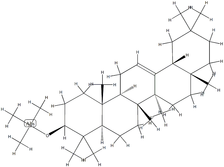 [(Olean-12-en-3β-yl)oxy]trimethylsilane Struktur