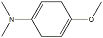 1,4-Cyclohexadien-1-amine,4-methoxy-N,N-dimethyl-(9CI) Struktur