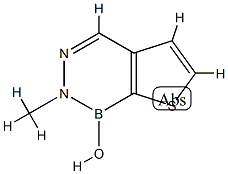 2-Methyl-1,2-dihydrothieno[2,3-d][1,2,3]diazaborin-1-ol Struktur