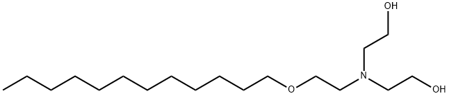 2,2'-[2-(dodecyloxy)ethyl]imino]bisethanol Struktur