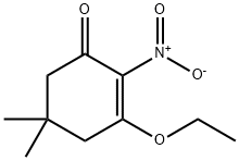 2-Cyclohexen-1-one,3-ethoxy-5,5-dimethyl-2-nitro-(9CI) Struktur