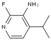 3-Pyridinamine,2-fluoro-4-(1-methylethyl)-(9CI) Struktur