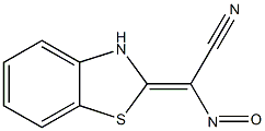 2-Benzothiazoleacetonitrile,-(hydroxyimino)-,(Z)-(9CI) Struktur