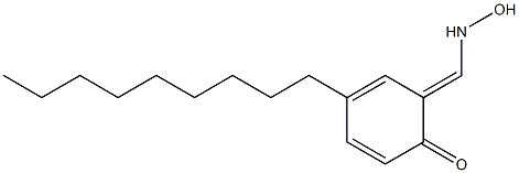 Benzaldehyde, 2-hydroxy-5-nonyl-, oxime, branched Struktur