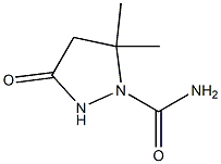 1-Pyrazolidinecarboxamide,5,5-dimethyl-3-oxo-(9CI) Struktur