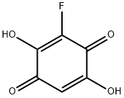 2,5-Cyclohexadiene-1,4-dione,3-fluoro-2,5-dihydroxy-(9CI) Struktur