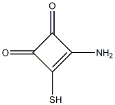 3-Cyclobutene-1,2-dione,3-amino-4-mercapto-(9CI) Struktur